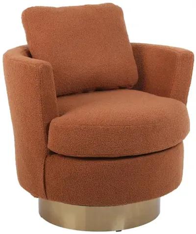 Swivel Barrel Chair for Living Room or Bedroom