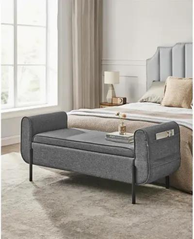 Storage Bench with Armrests: Comfortable and Practical Seating with Hidden Storage