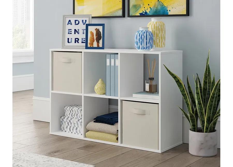 Sauder Select 6-Cube Organizer Storage Cubby