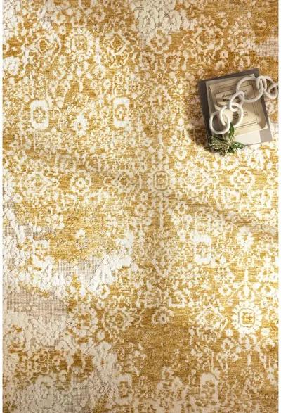 Lindsay Gold/Antique White 9'3" x 13' Rug