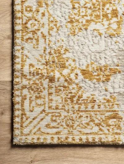 Lindsay Gold/Antique White 9'3" x 13' Rug