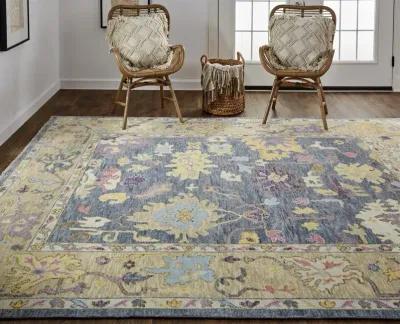 Karina 6791F Gold/Blue/Purple 2' x 3' Rug