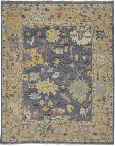 Karina 6791F Gold/Blue/Purple 2' x 3' Rug