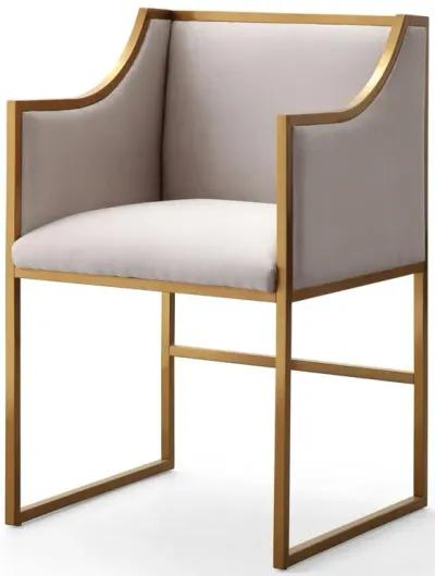 Belen Kox Versatile Cream Velvet Gold Chair, Belen Kox