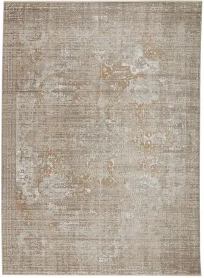 En Blanc Aubin Natural 3' x 8' Runner Rug