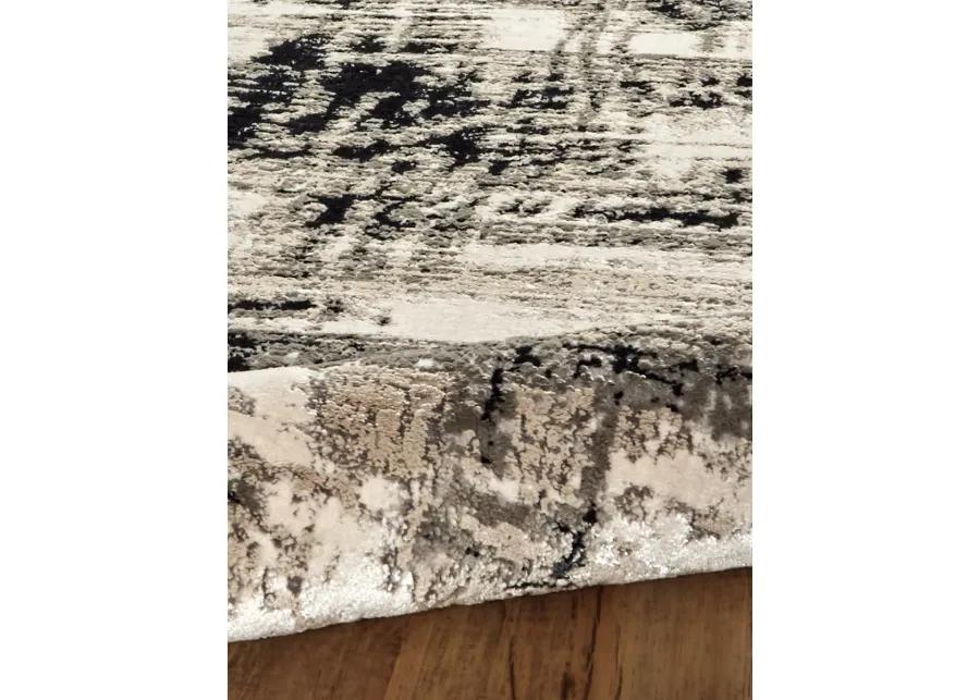 Micah 3339F 13' x 20' Black/White/Gray Rug