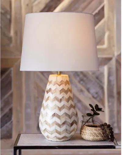 Cassia Chevron Table Lamp