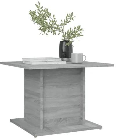 vidaXL Coffee Table Gray Sonoma 21.9"x21.9"x15.7" Engineered Wood