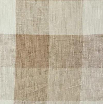 Saturday Knight Ltd Aiden Woven Design Window Panel With 1.5" Rod Pocket - 52x84", Taupe