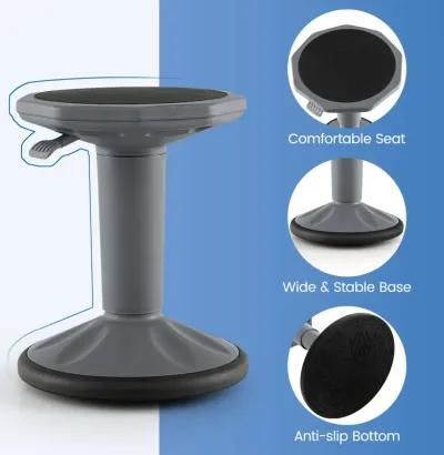 Adjustable-Height Wobble Chair Active Learning Stool for Office Stand Up Desk