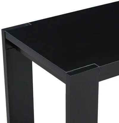 Merax Minimalist Console Table with Bottom Shelf