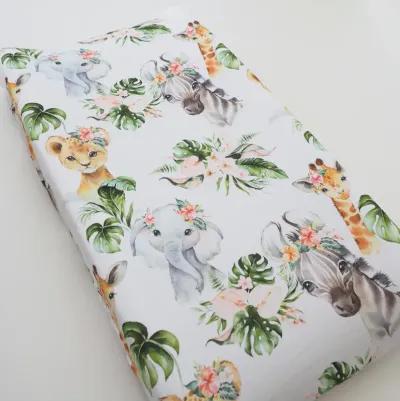 Baby Changing Pad Cover - Africa Animals