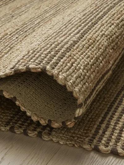 Judy JUD-06 Natural / Chocolate 8''6" x 11''6" Rug by Chris Loves Julia