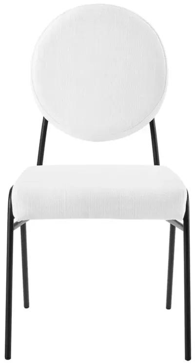 Craft Upholstered Fabric Dining Side Chairs - Set of 2