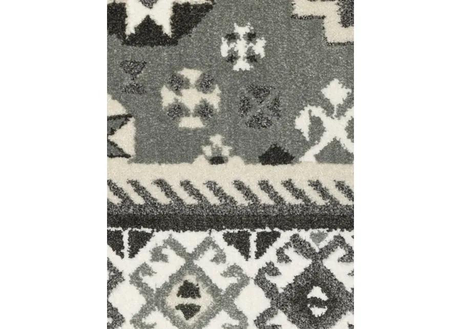 Raylan 2'3" x 7'6" Grey Rug