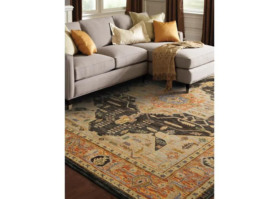 Andorra 2'3" x 8' Gold Rug