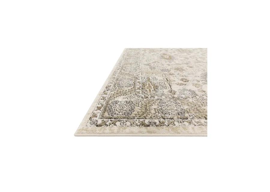 Teagan TEA03 Ivory/Sand 3'4" x 5'7" Rug