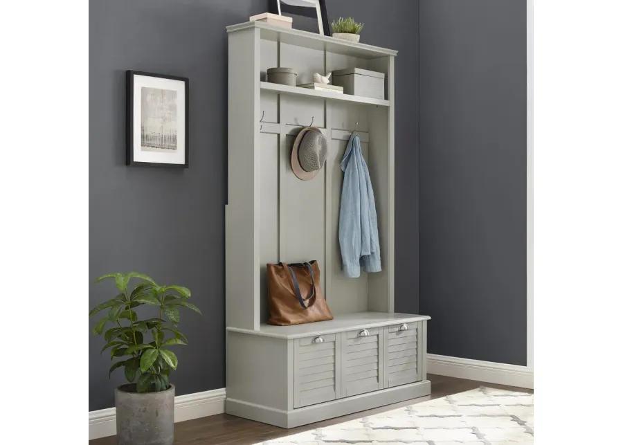 Crosley Furniture Ellison Hall Tree Gray