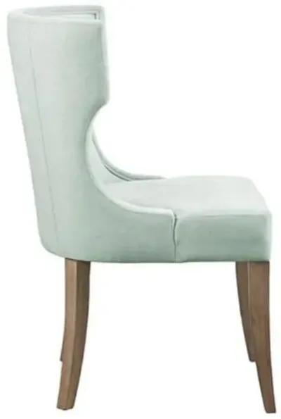 Belen Kox Green Wingback Dining Chair, Belen Kox