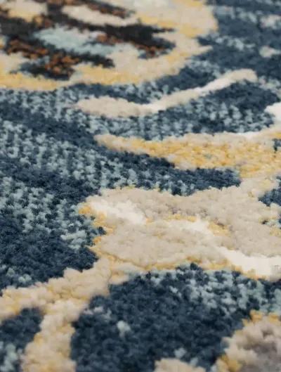 Zephyr Amphora Majolica Blue 5' 3" X 7' 10" Rug