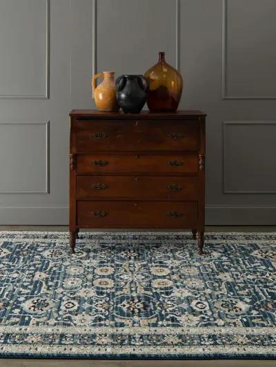 Zephyr Amphora Majolica Blue 5' 3" X 7' 10" Rug