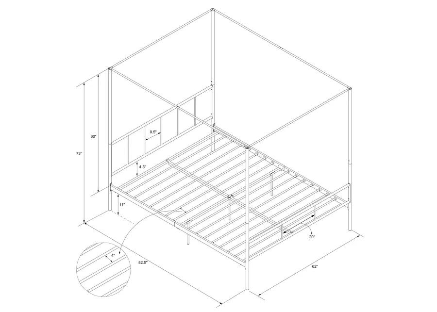 Novogratz Marion Canopy Bed