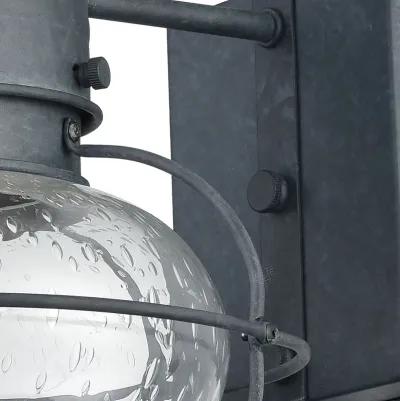 Onion 18'' High Grey Outdoor Sconce