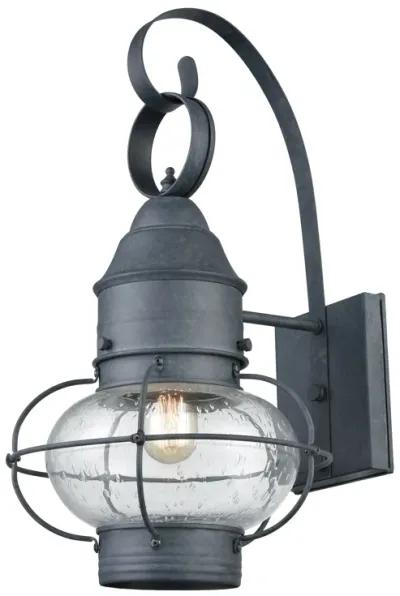 Onion 18'' High Grey Outdoor Sconce