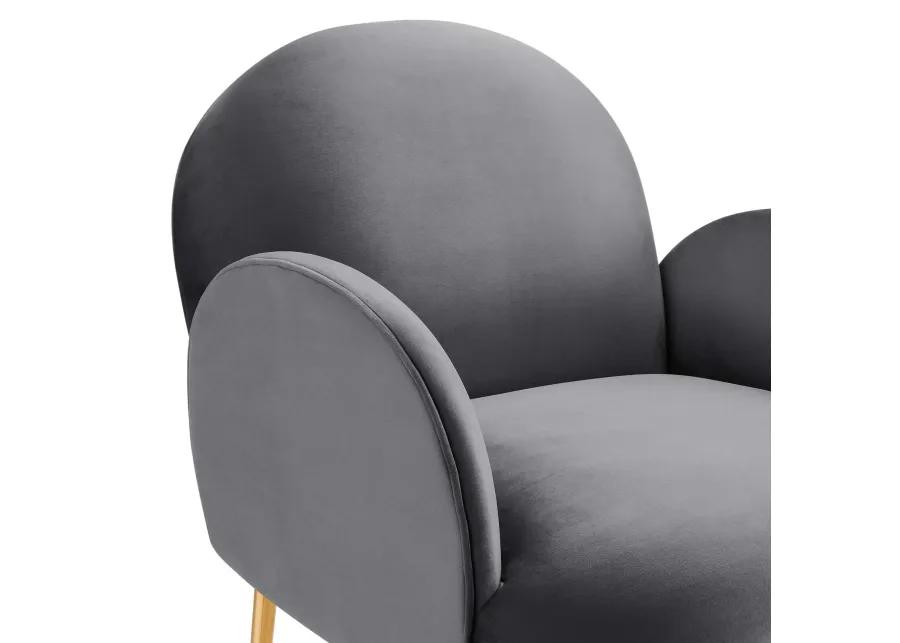 Transcend Performance Velvet Armchair