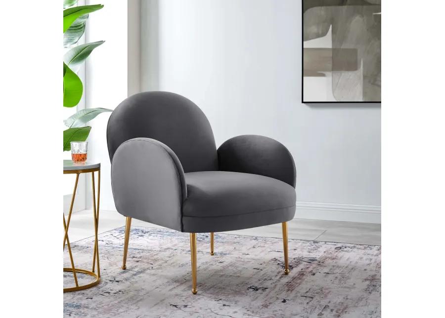 Transcend Performance Velvet Armchair