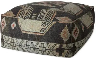 Poufs LPF0036 Black / Multi 36"W x 36"D x 17"H