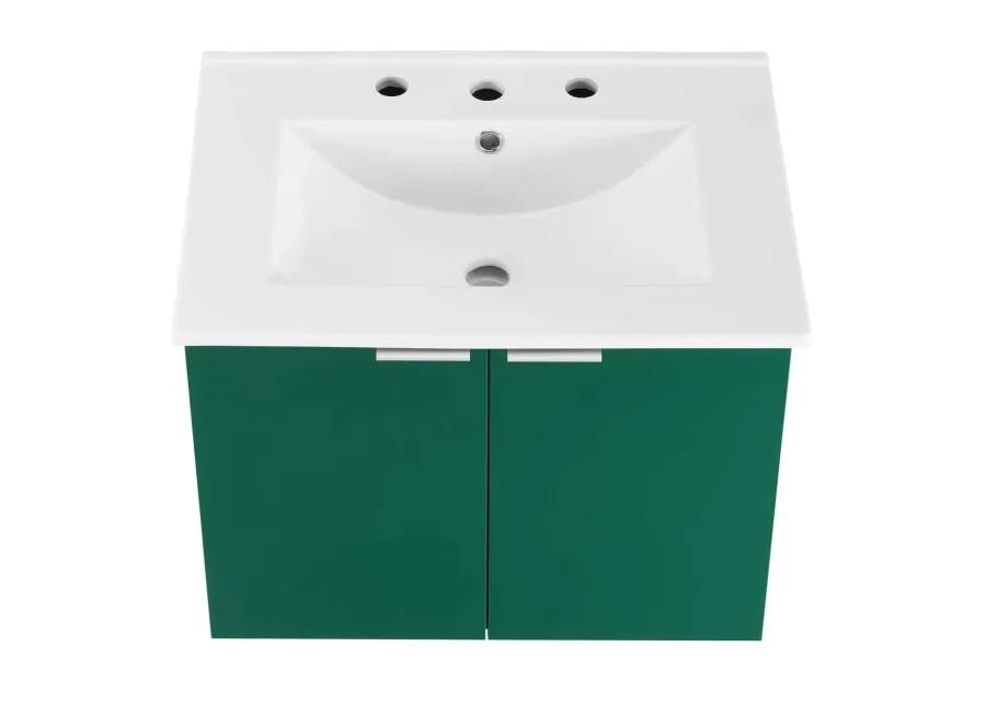 Maybelle 24" Wall-Mount Bathroom Vanity