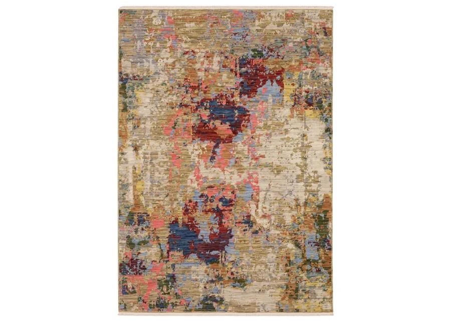 Soleri 2'6" x 12' Beige Rug