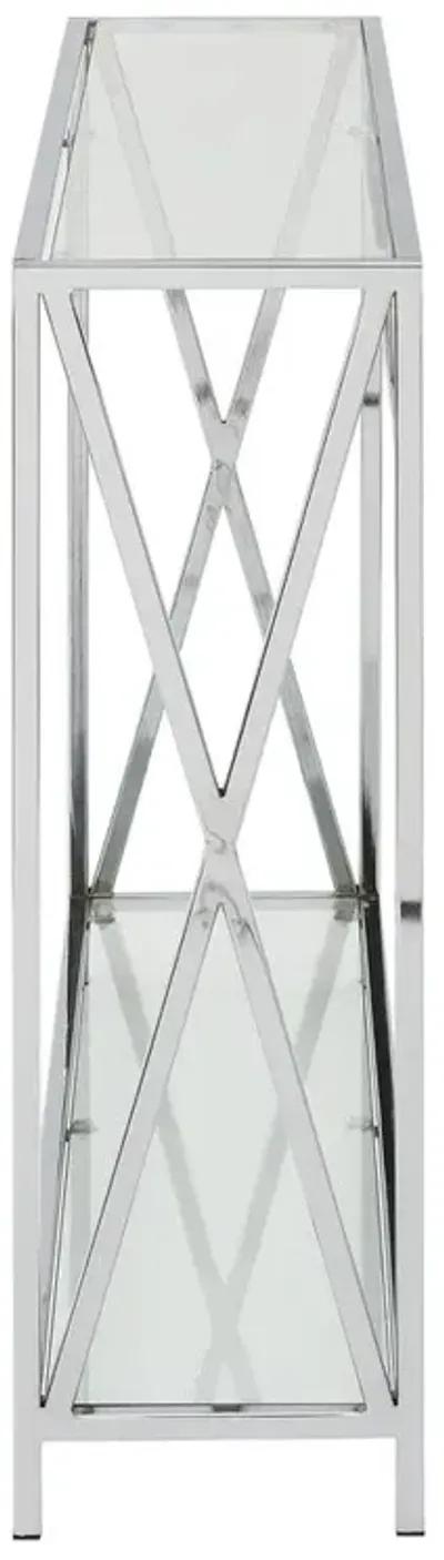 Convenience Concepts Oxford Chrome Console Table