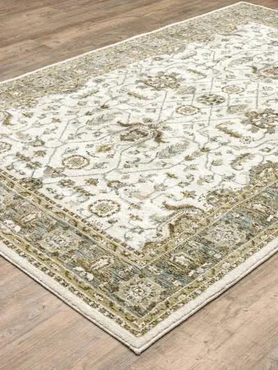 Andorra 5'3" x 7'3" Ivory Rug