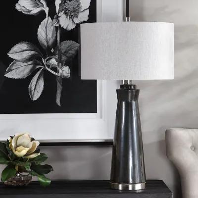 Uttermost Arlan Dark Charcoal Table Lamp