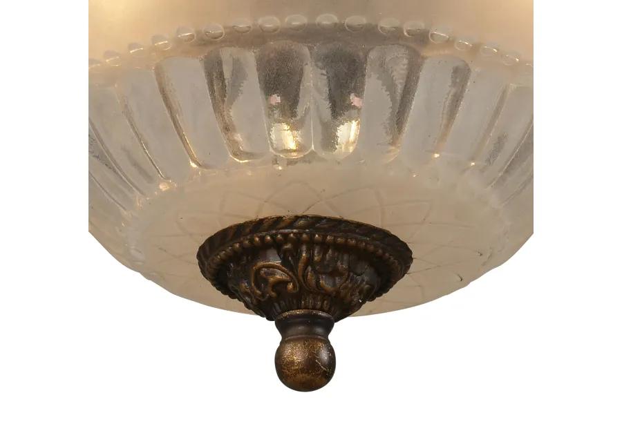 Restoration 11'' Wide 3-Light Semi Flush Mount