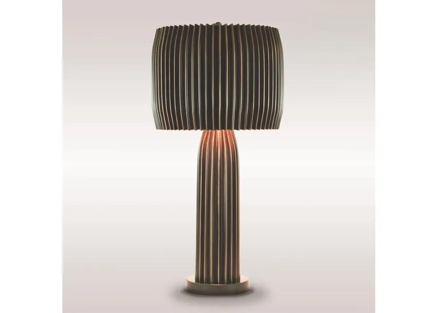 Crimp Table Lamp- Bronze