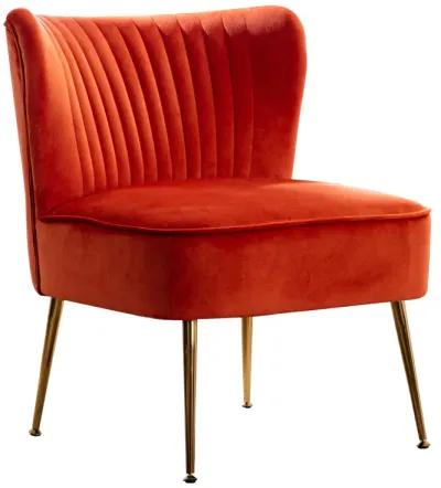 WestinTrends 25" Wide Tufted Velvet Accent Chair