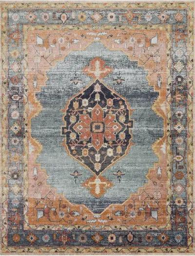 Graham GRA02 Blue/Sunset 6'7" x 9'7" Rug