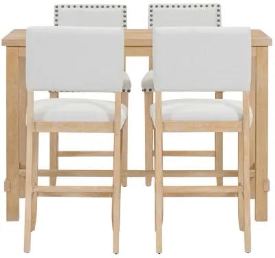 Merax 5-Piece Counter Height Dining Set