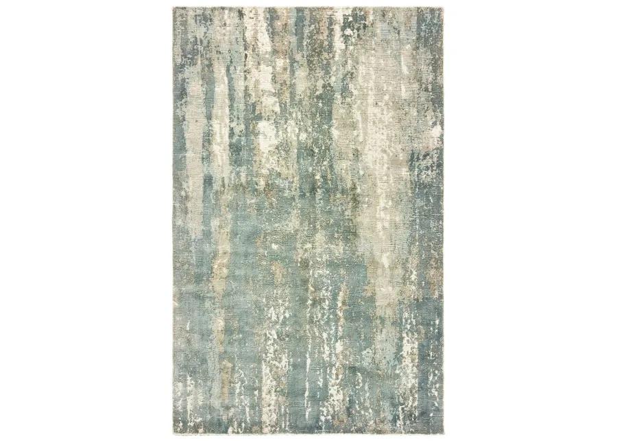 Formations 9' x 12' Blue Rug