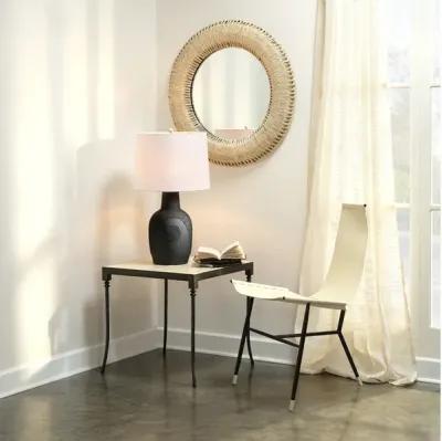 Round Hollis Mirror