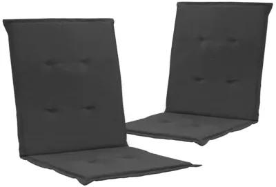 vidaXL Garden Chair Cushions 2 pcs Anthracite 39.4"x19.7"x1.2"