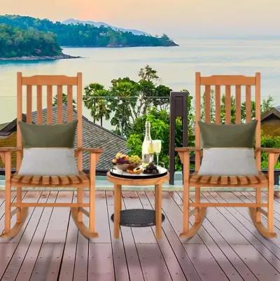 Hivvago Outdoor Rocking Chair Single Rocker for Patio Deck