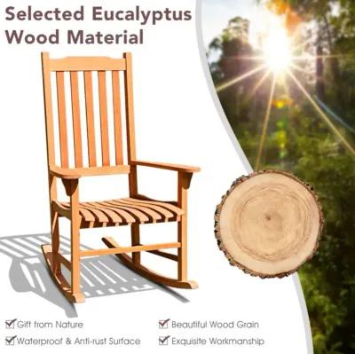 Hivvago Outdoor Rocking Chair Single Rocker for Patio Deck