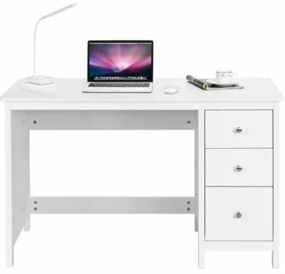 3-Drawer Home Office Study Computer Desk with Spacious Desktop