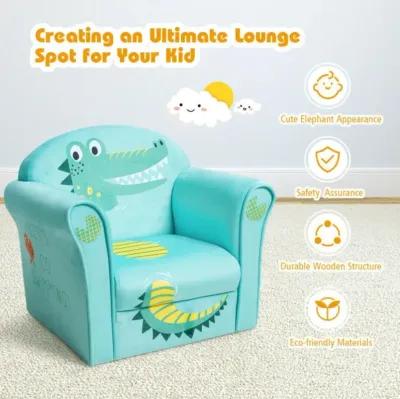 Hivvago Kids Astronaut Armrest Upholstered Couch