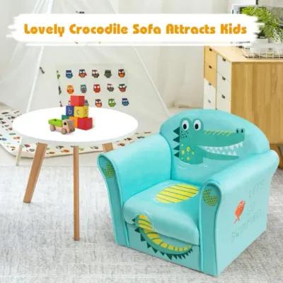 Hivvago Kids Astronaut Armrest Upholstered Couch