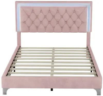 Merax Modern Velvet Platform Bed